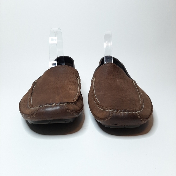 Cole Haan Brown Leather Driving Loafers Size 10 - Picture 2 of 11